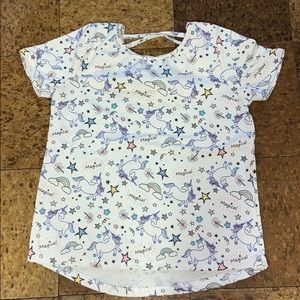 Unicorn and rainbow tshirt super soft
